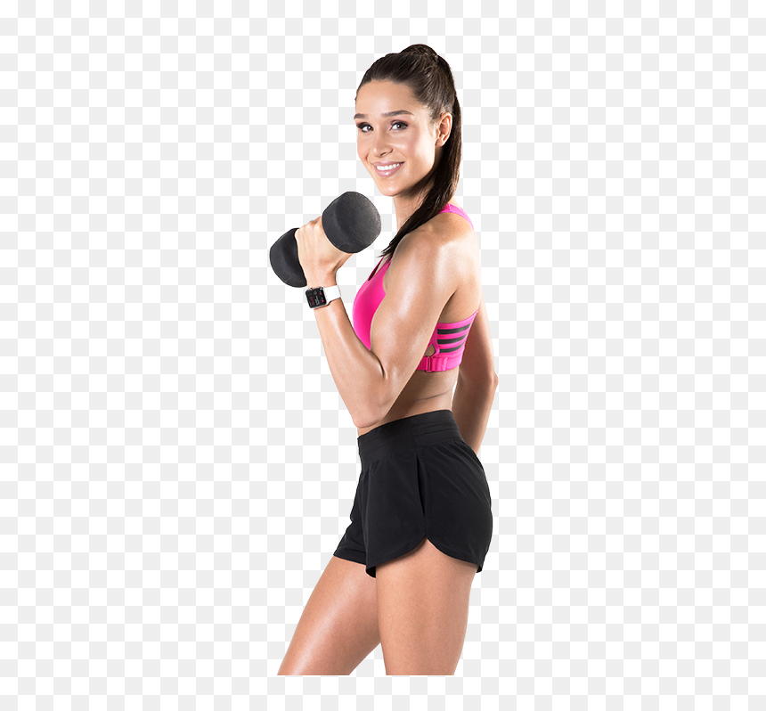 Bbg Vs Bbg Stronger - Female Lifting Weights Png, Transparent Png - weight lifting png