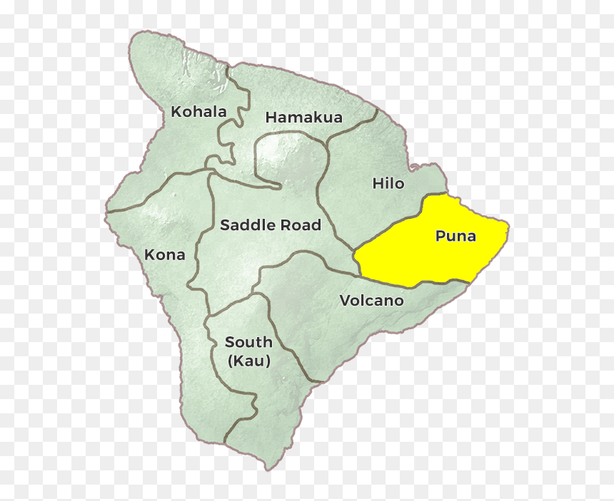 Hawaii's Region, HD Png Download - hawaii map png