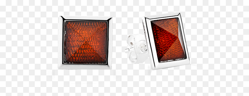 Rock Stud Earrings By Louise Sigvardt In Cognac Amber - Earrings, HD Png Download - stud png
