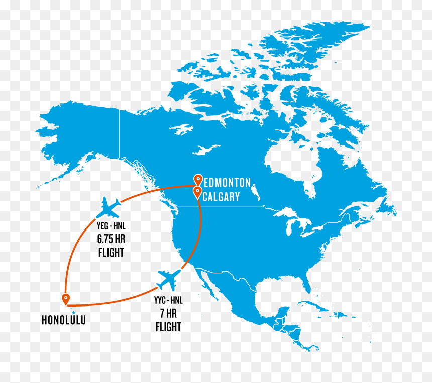 Honolulu On A Map, HD Png Download - hawaii map png
