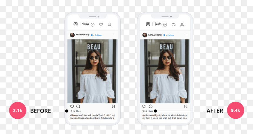 Instagram Spread Likes Our Results - Iphone, HD Png Download - instagram likes png