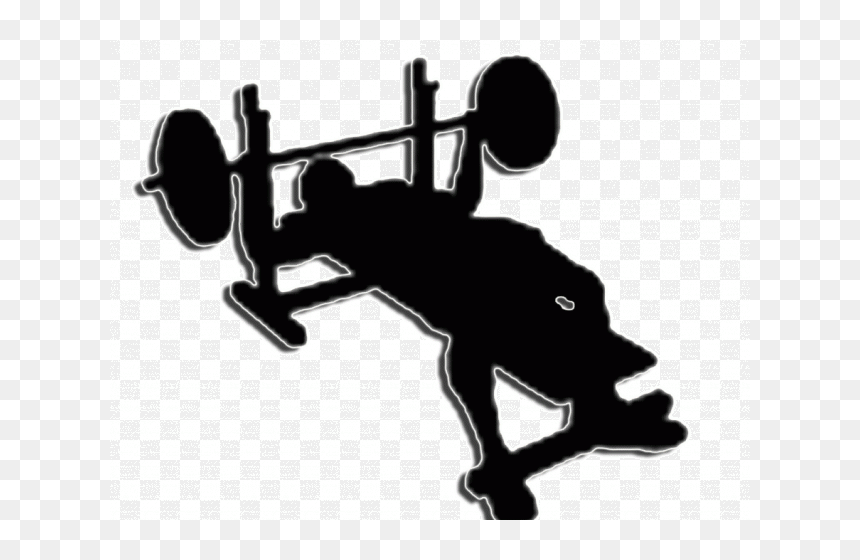 Exercise Bench Clipart Practice - Bench Press Clipart Transparent, HD Png Download - weight lifting png