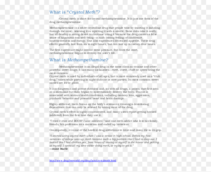Document, HD Png Download - meth png