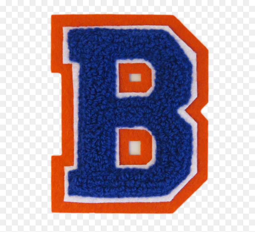 B Letter Png Free Image - Chenille Fabric Embroidery, Transparent Png - patches png