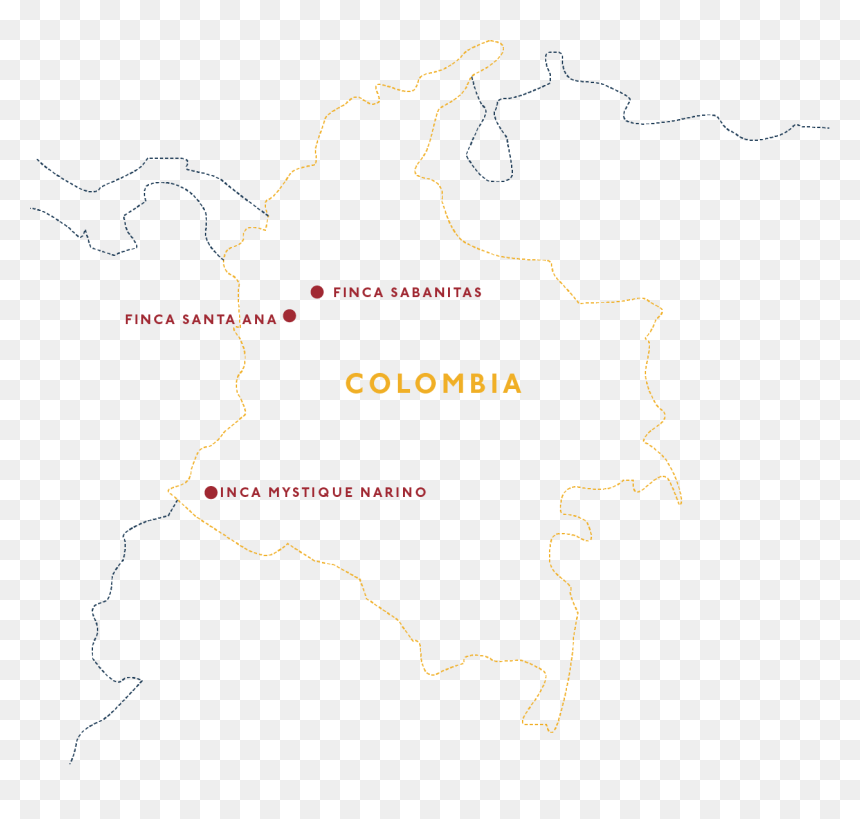 Colombia Inga Mystique Nariño - Map, HD Png Download - colombia map png