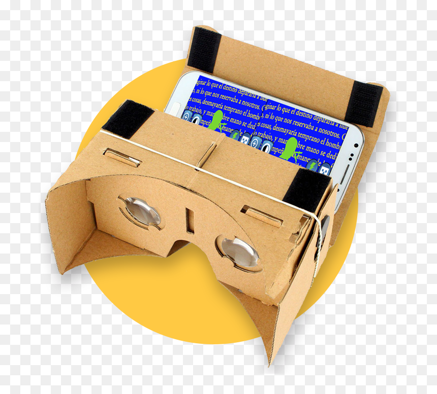 Supervision With Google Cardboard - Gadget, HD Png Download - google cardboard png