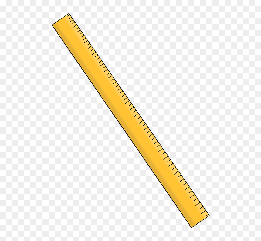 Pencil Clip Art Transparent, HD Png Download - regla png