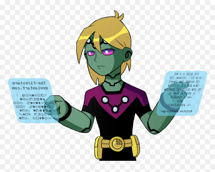 Multitasking By The-firestorm On Clipart Library - Brainiac 5 Legion Of Superheroes Cartoon, HD Png Download - firestorm png