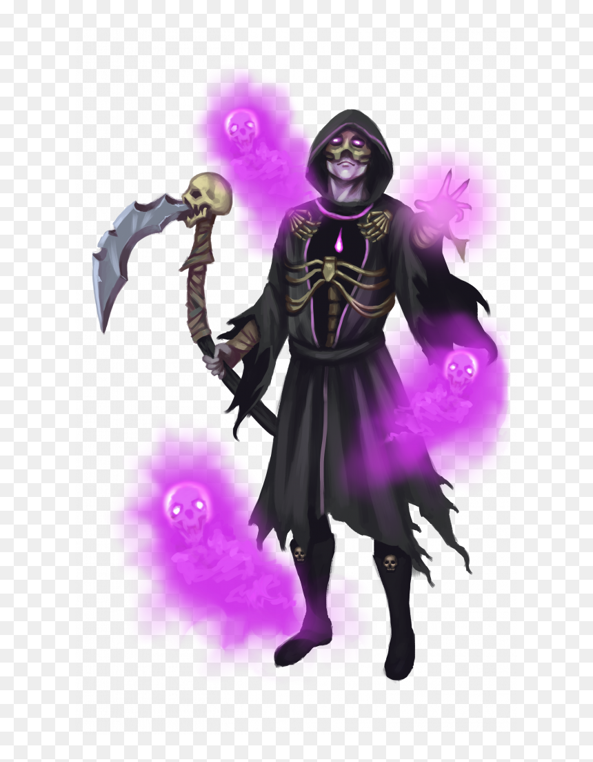 Necromancer Skeleton , Png Download - Illustration, Transparent Png - necromancer png