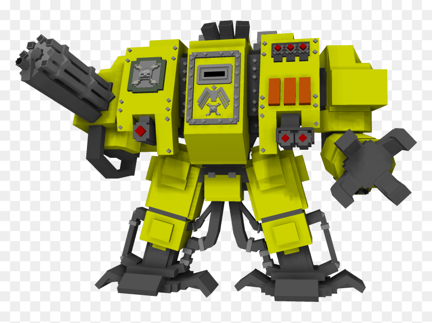 Yellow Generic Dreadnought - 40k Dreadnought Png, Transparent Png - space marine png