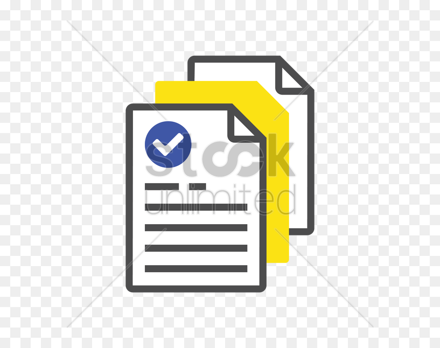 Free Download Test Paper Vector Clipart Paper Clip - Icon Contract Office, HD Png Download - paper vector png