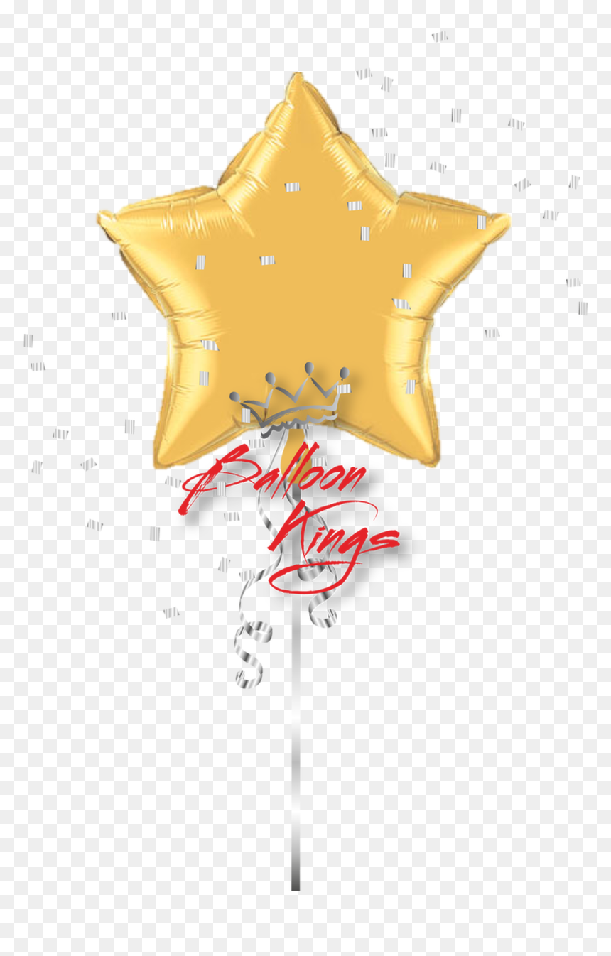 Transparent Gold Star Images Clip Art - Star Foil Balloon, HD Png Download - estrellas doradas png