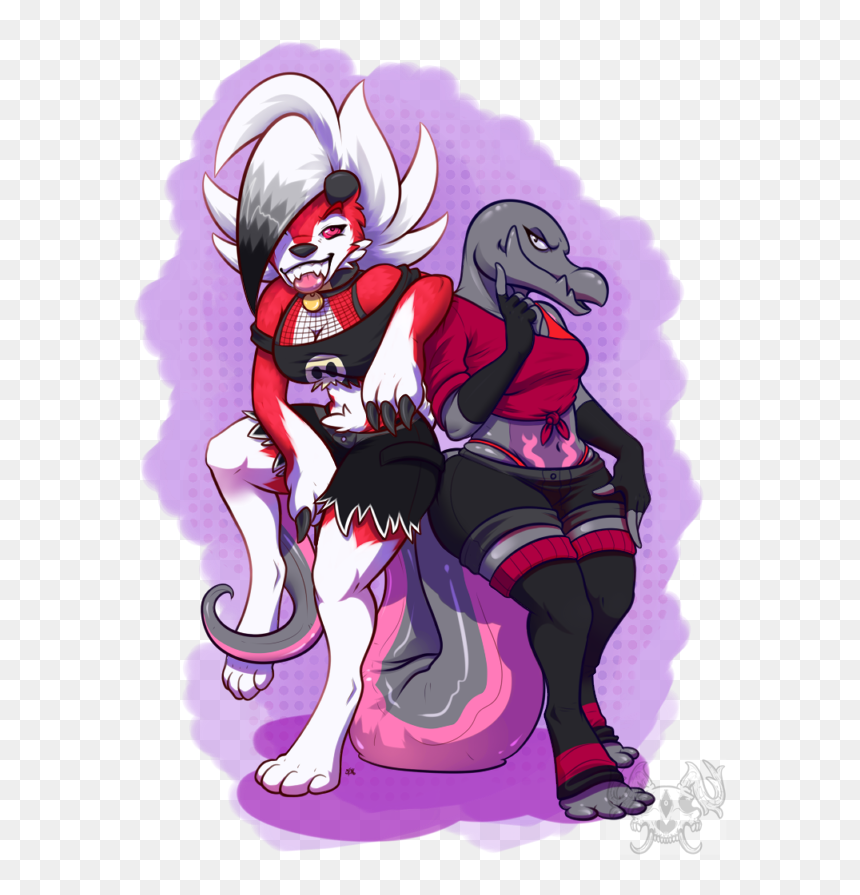 Salazzle Lycanroc, HD Png Download - salazzle png