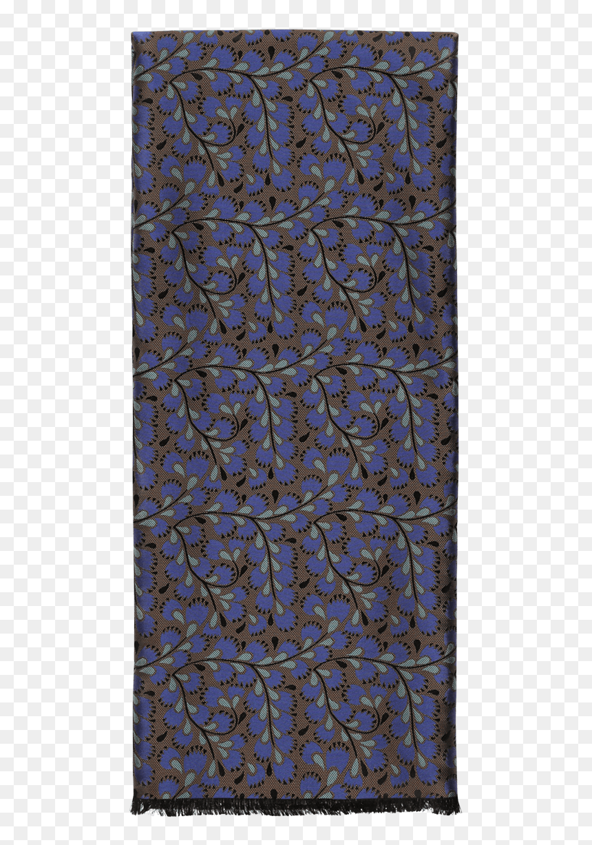 Green Floral-print Silk Scarf Ss19 Collection, Pal - Stole, HD Png Download - floral print png