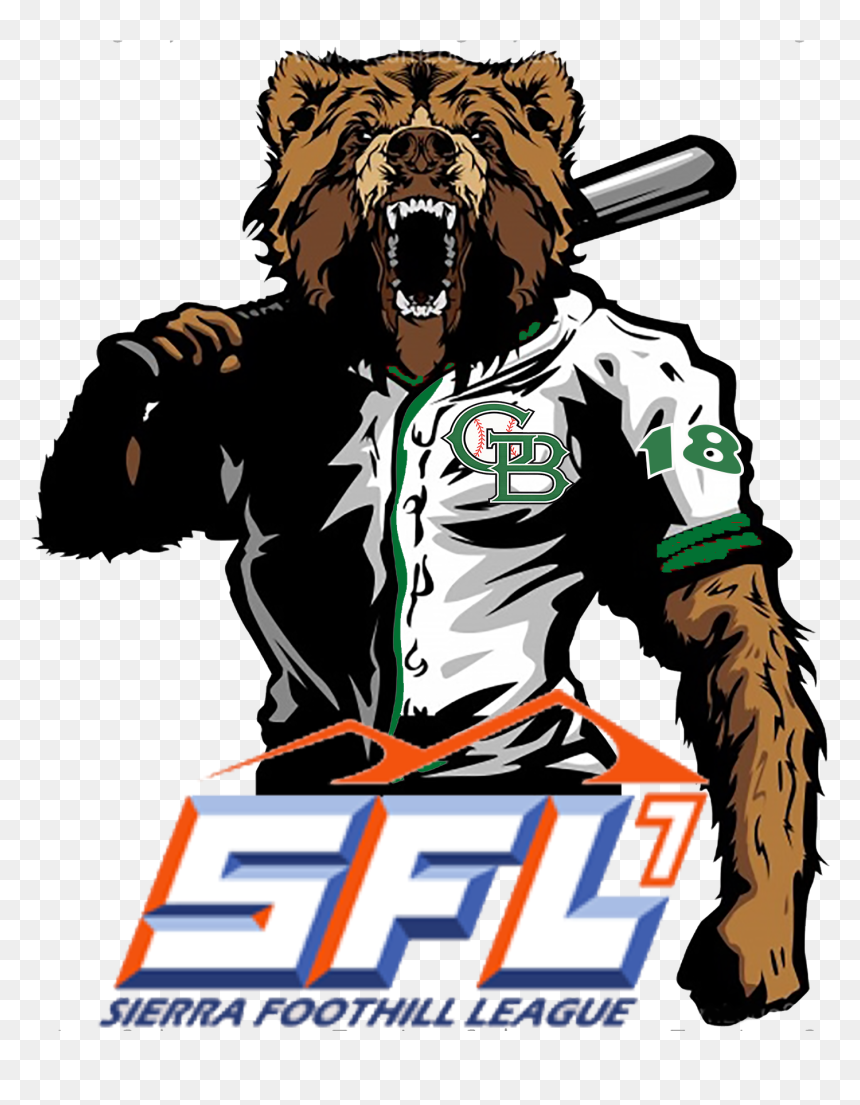 Clipart Grizzlies Baseball Logo Image Free Download - Grizzly Bears Baseball, HD Png Download - grizzly png