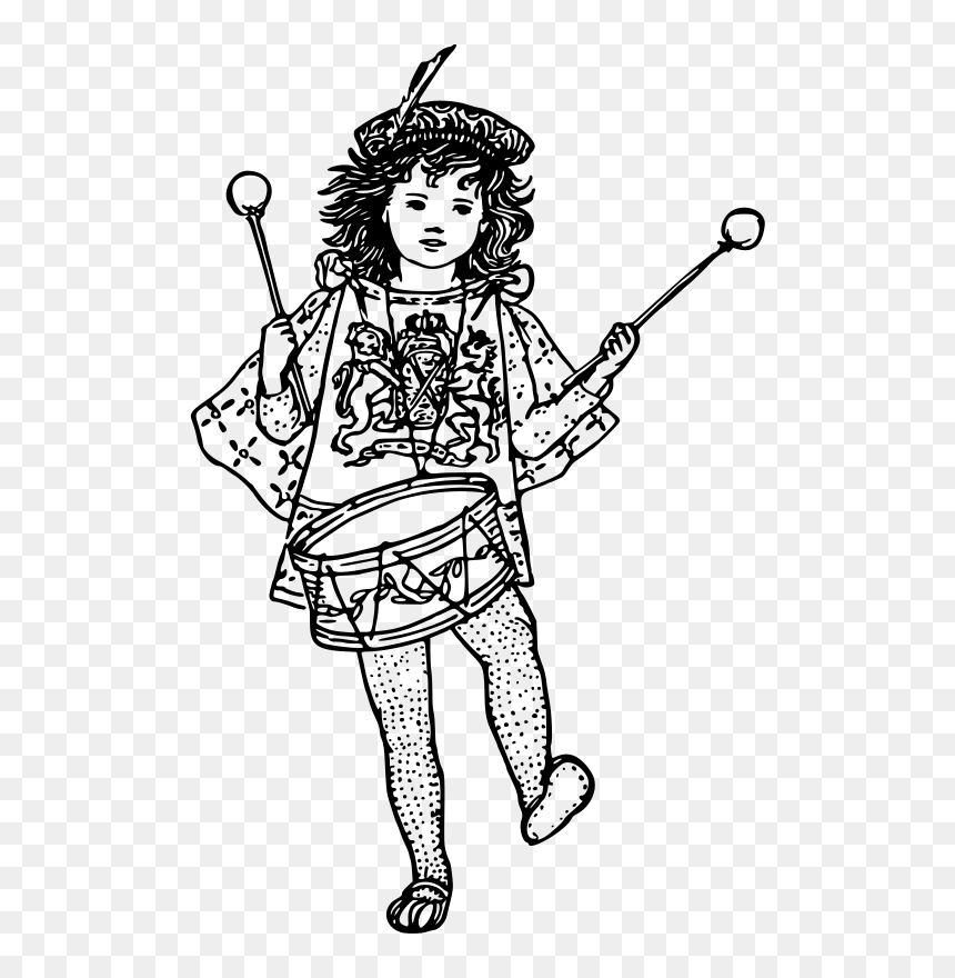 Drummer Child - Clip Art, HD Png Download - drummer png