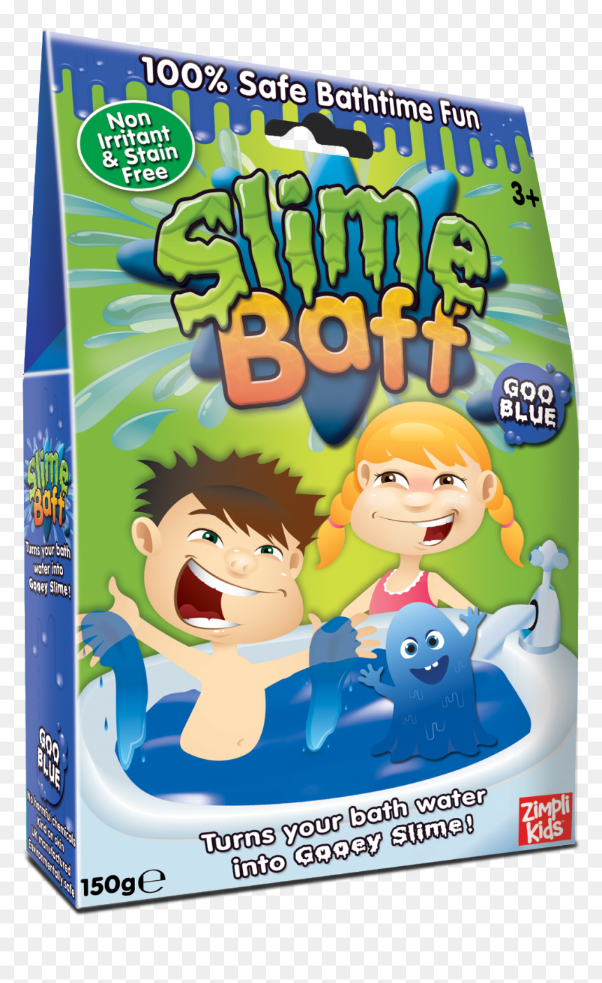 Zimpli Kids Ooze Baff Green 300g 2 Use - Zimpli Slime Baff Blue, HD Png Download - ooze png