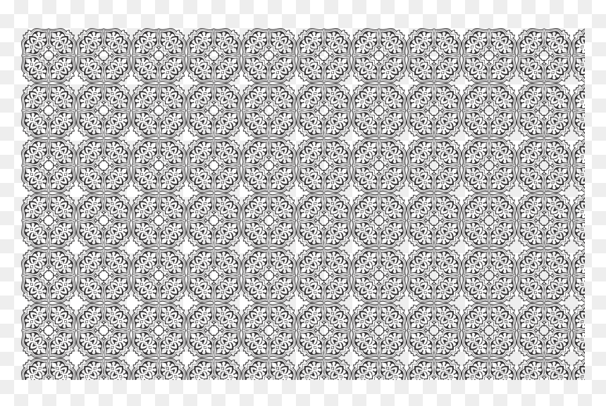 Seamless Vintage Decorative Ornamental Pattern Clip - Circle, HD Png Download - vintage pattern png