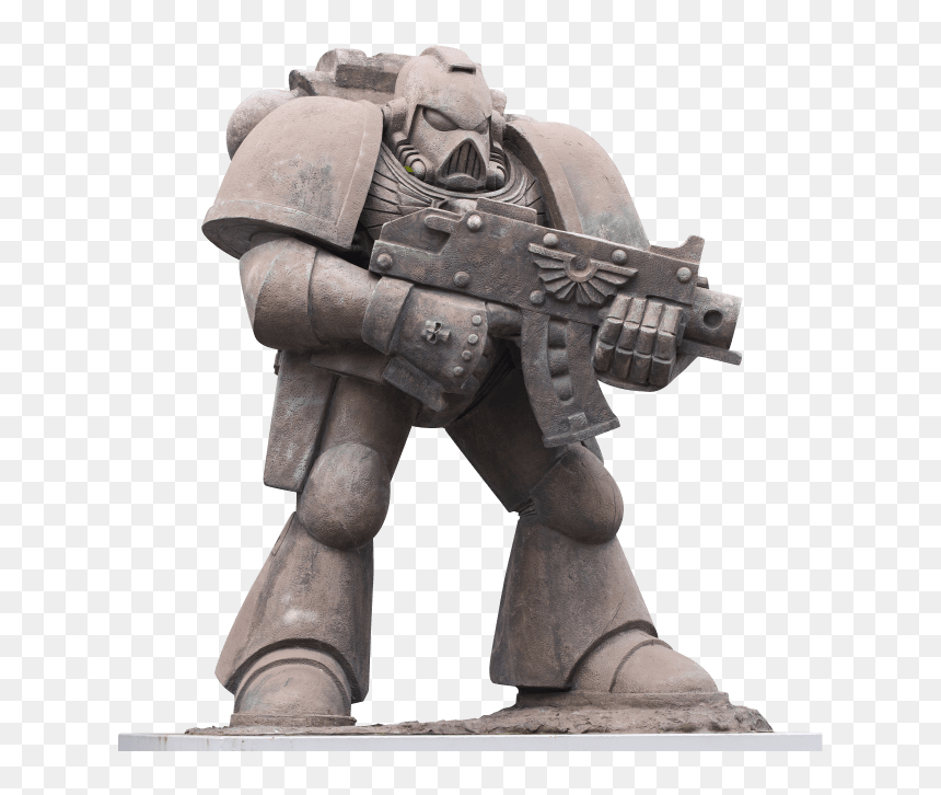 Games Workshop Space Marine Statue, HD Png Download - space marine png