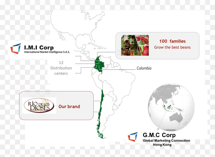 2014 Fifa World Cup, HD Png Download - colombia map png