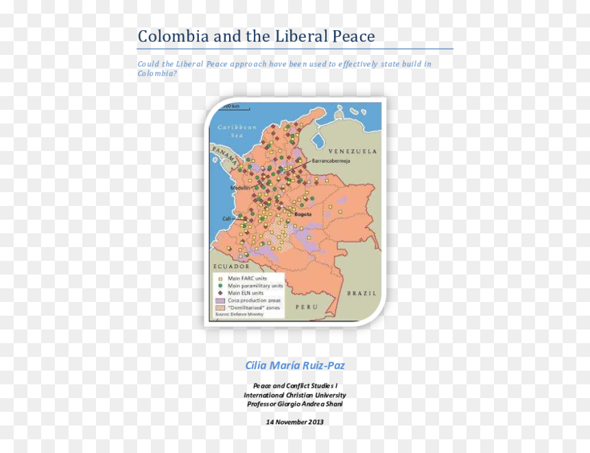 Map, HD Png Download - colombia map png