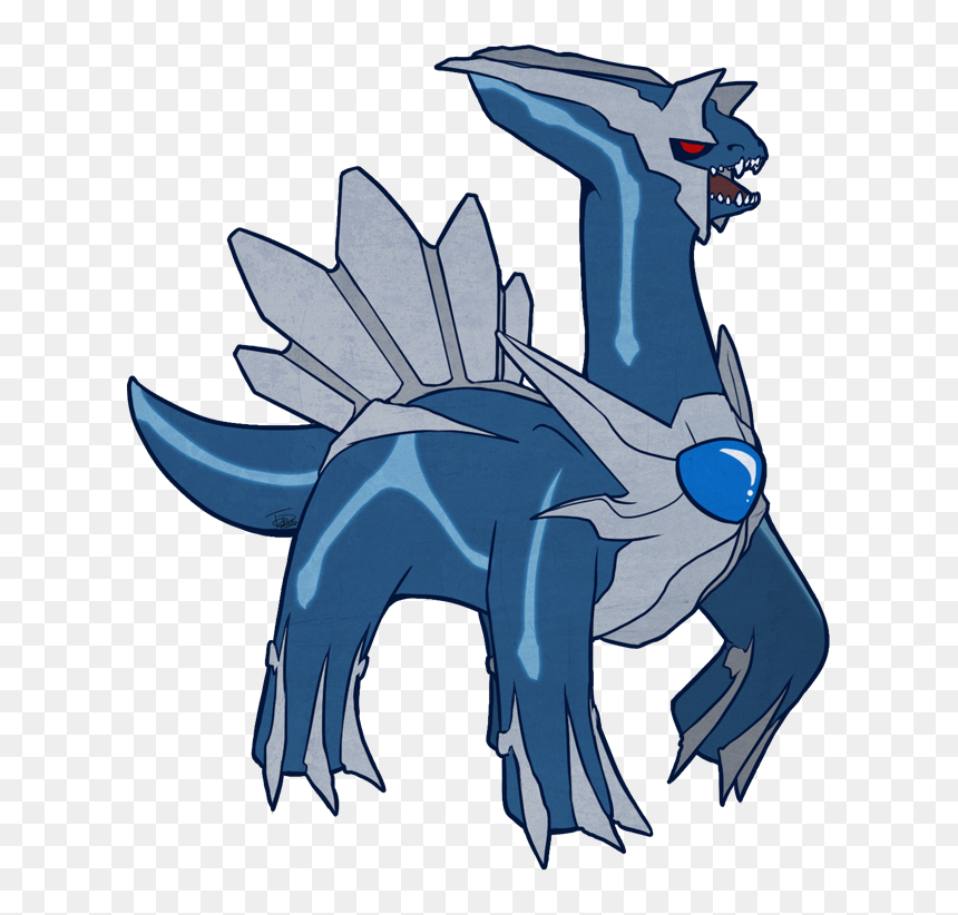 Day 9 - Dialga - Cartoon, HD Png Download - dialga png