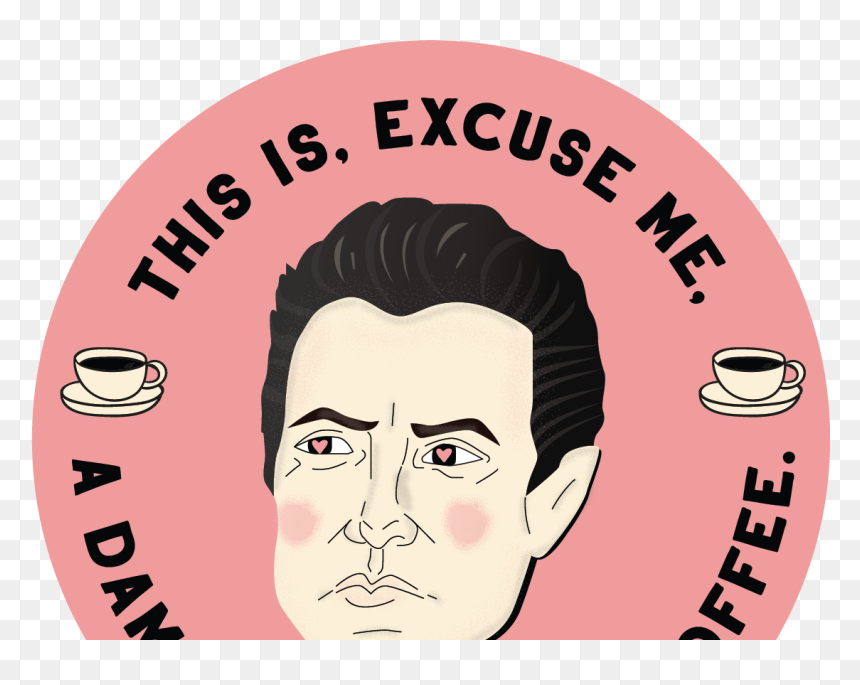 Coaster 01 Dale Cooper Coaster Agent Cooper Character - Illustration, HD Png Download - twin peaks png