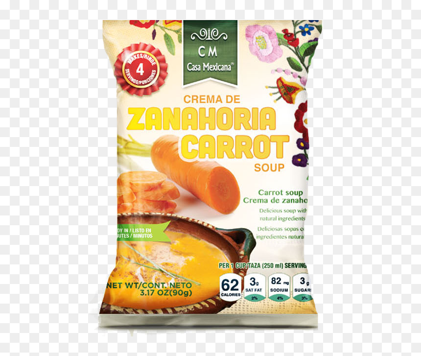 Crema De Zanahoria - Snack, HD Png Download - zanahoria png