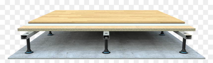 Subfloor Steel Joist Acoustic - Coffee Table, HD Png Download - concrete floor png