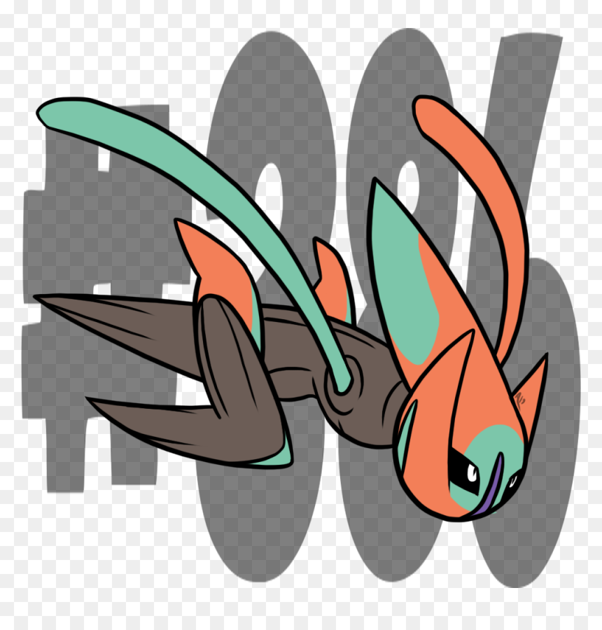 386 Deoxys - Illustration, HD Png Download - deoxys png