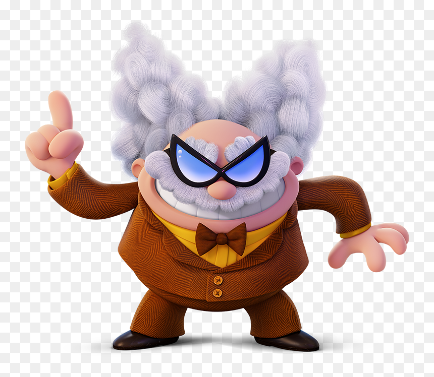 Professor P Captain Underpants, HD Png Download - captain underpants png