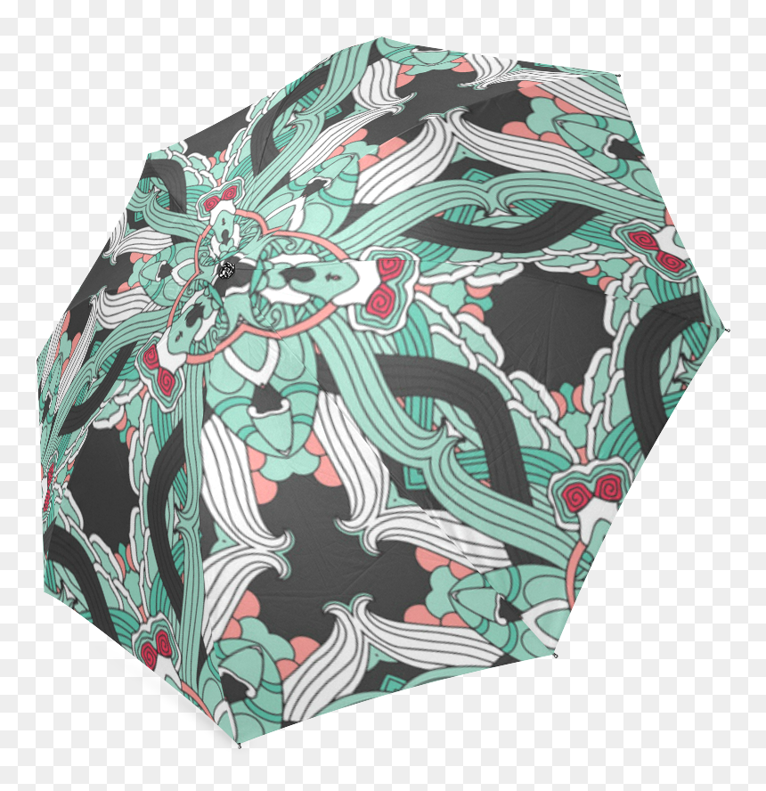Transparent Floral Pattern Png - Umbrella, Png Download - vintage pattern png
