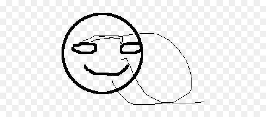 Line Art, HD Png Download - cringe face png