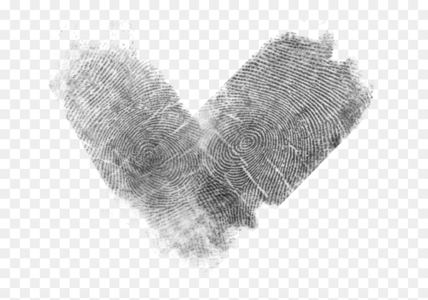 Thumbprint Heart 2 - Illustration, HD Png Download - thumb print png