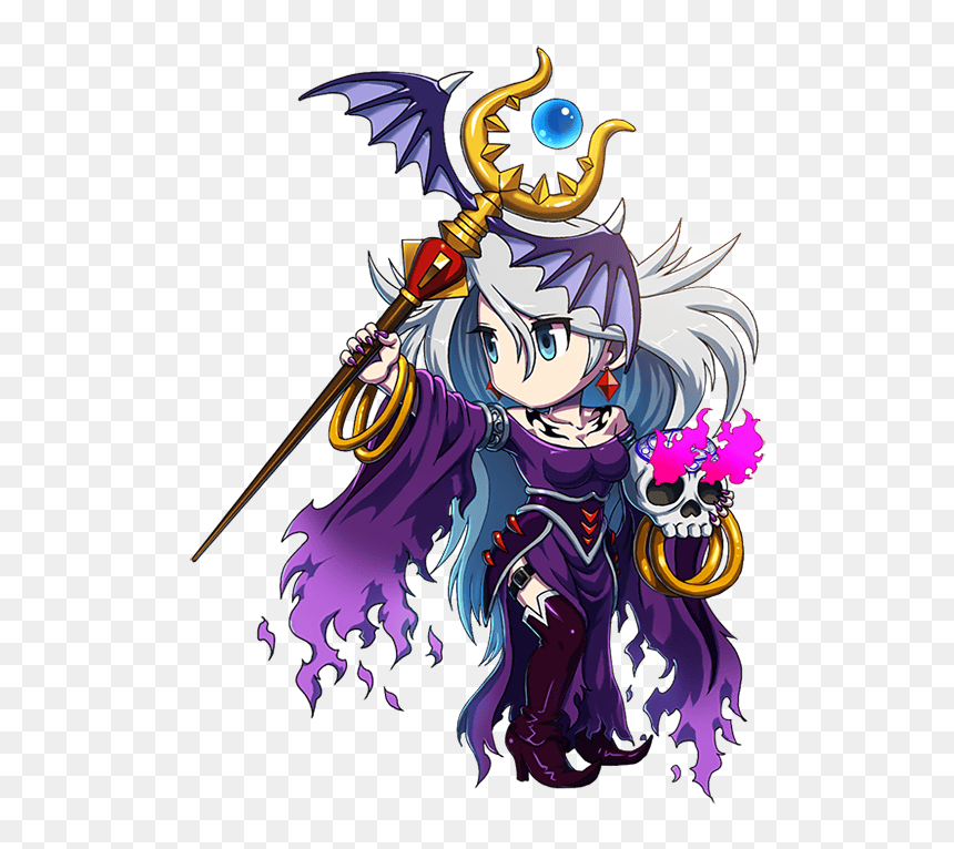 Brave Frontier Necromancer Lemia, HD Png Download - necromancer png
