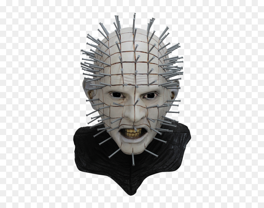 Pinhead Hellraiser Mask Michael Myers Cenobite - Pinhead Mask, HD Png Download - halloween mask png