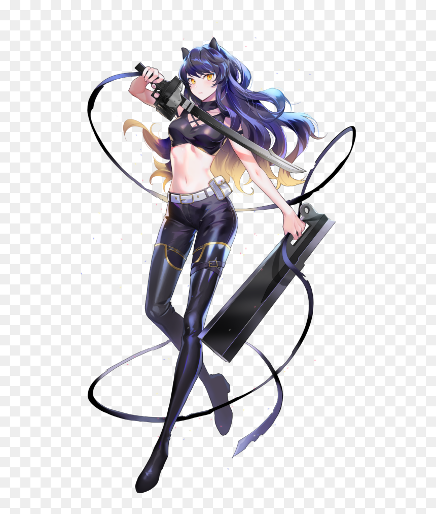 Blake Rwby Shirow Miwa, HD Png Download - blake belladonna png