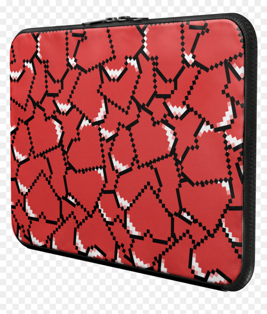 Pixel Heart Laptop Case - Mat, HD Png Download - pixel coin png