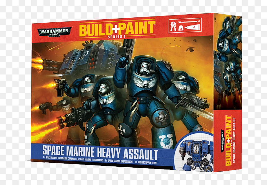 Warhammer Build And Paint, HD Png Download - space marine png