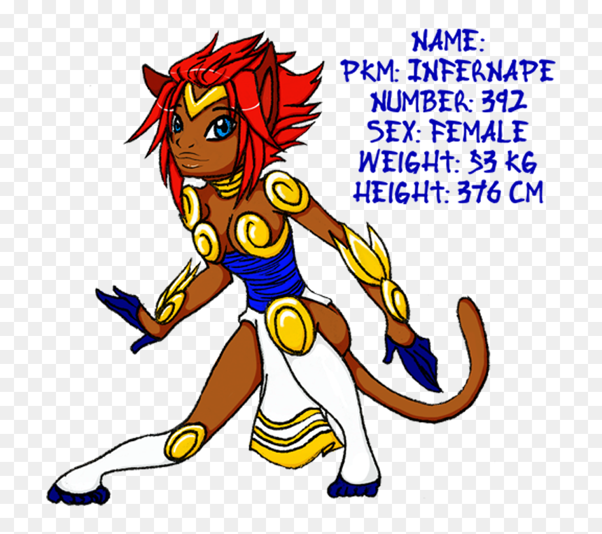 Infernape Auction Adoptable [closed] - Cartoon, HD Png Download - infernape png