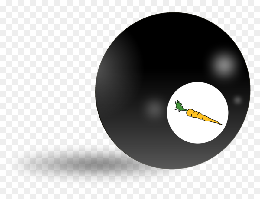 Ball Billar Bola Carrot Pool Zanahoria - Circle, HD Png Download - zanahoria png