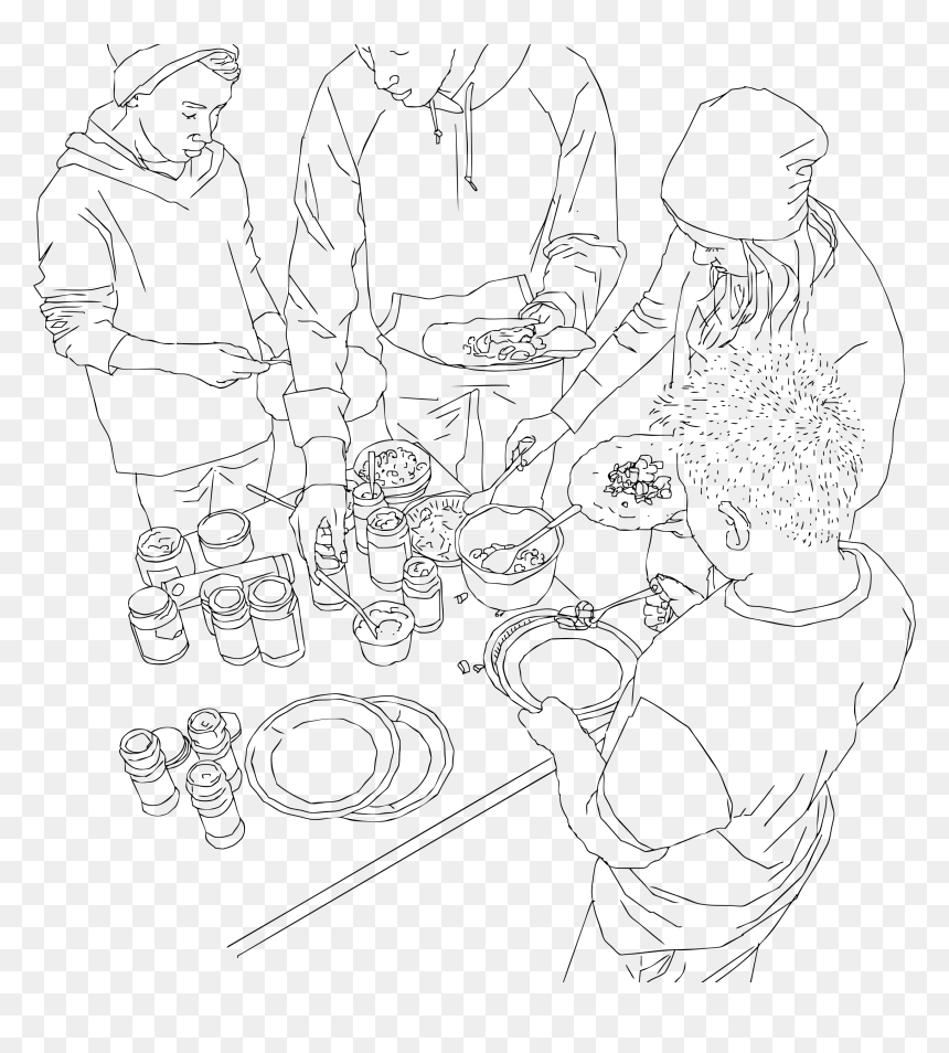 Kids Eating Tortillas Clip Arts - Clip Art, HD Png Download - tortillas png