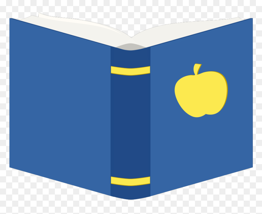 Desk Front View With Book Svg Clip Arts - Illustration, HD Png Download - book .png