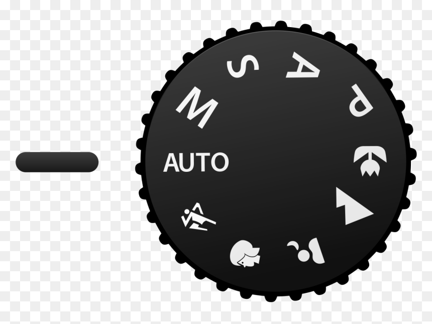 Dslr Camera Mode Dial, HD Png Download - camara fotografica png