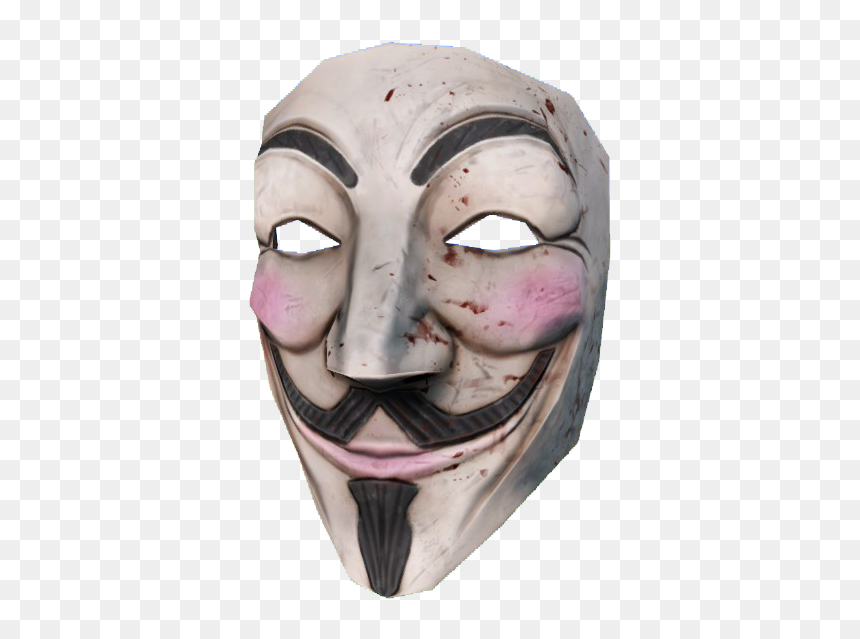 Guy Fawkes Mask - Mask, HD Png Download - halloween mask png