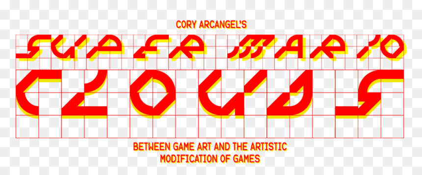 Cory Arcangel"s Work Super Mario Clouds Is Considered - Graphic Design, HD Png Download - mario clouds png