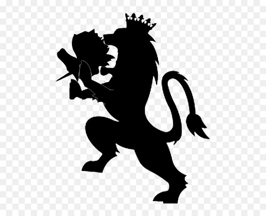 The Lion And The Unicorn Crest Royal Coat Of Arms Of - Sunderland Logo Png, Transparent Png - lion crest png