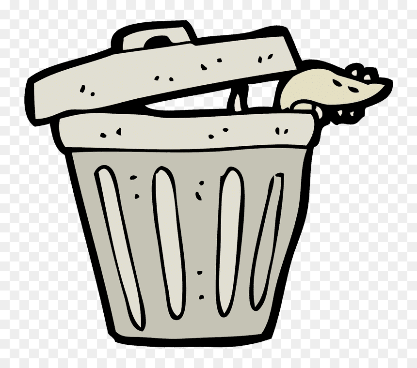 Rat In A Can Clipart , Png Download - Rat In A Can Clipart, Transparent Png - trash can.png