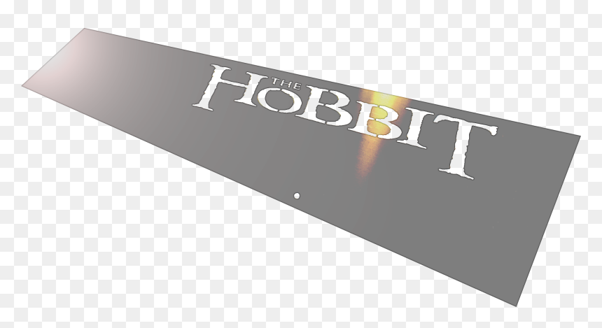 Mirror Blades For Jersey Jack Pinball The Hobbit "spiegelblech - Signage, HD Png Download - the hobbit png
