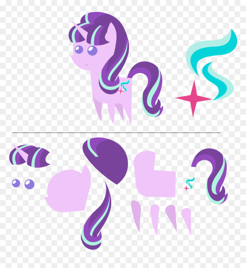 Mlp Starlight Glimmer Color Guide, HD Png Download - glimmer png